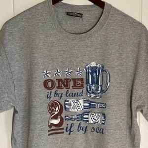 Independence Day Paul Revere Beer tee